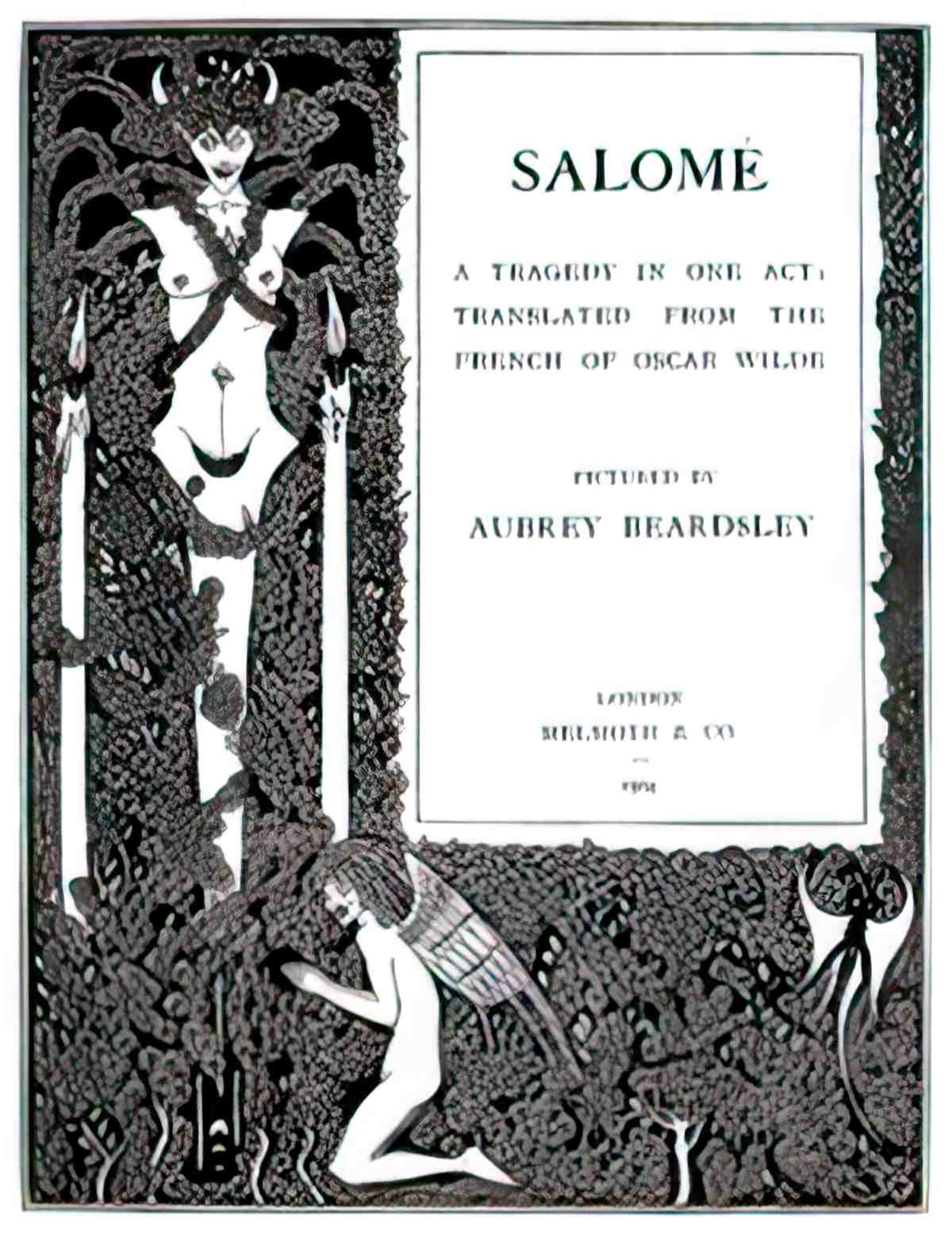 PSAB1002, Salome, Title Pag Advert A4 Photo Print
