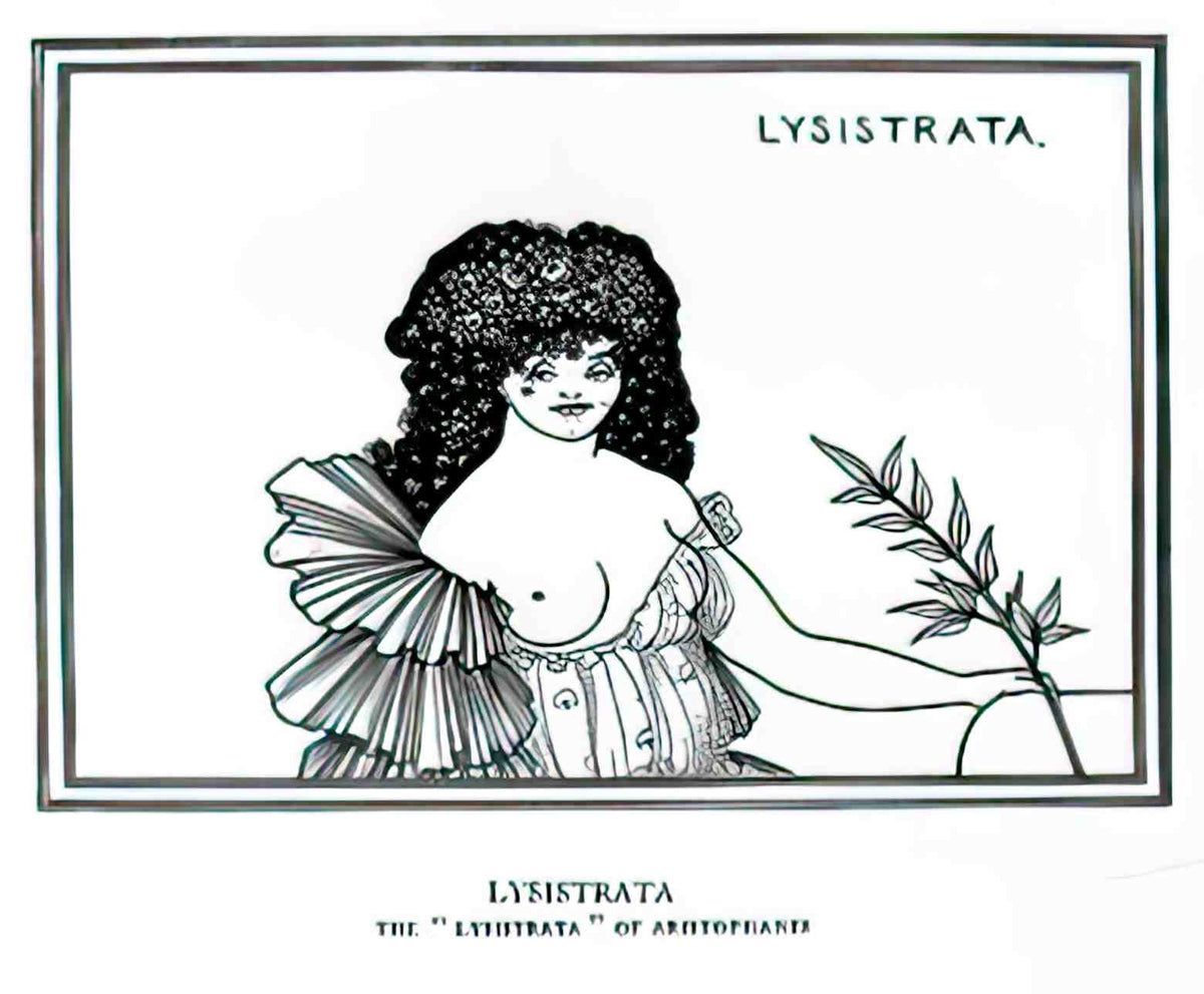 PSAB1006, Aubrey Beardsley, Advert A4 Photo Print