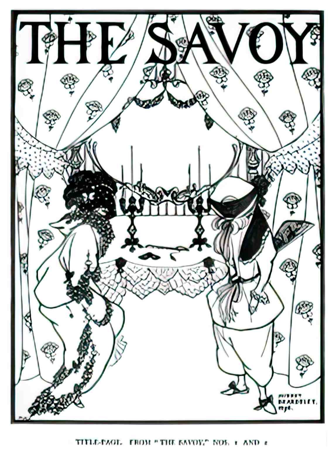 PSAB1009, Aubrey Beardsley, Advert A4 Photo Print