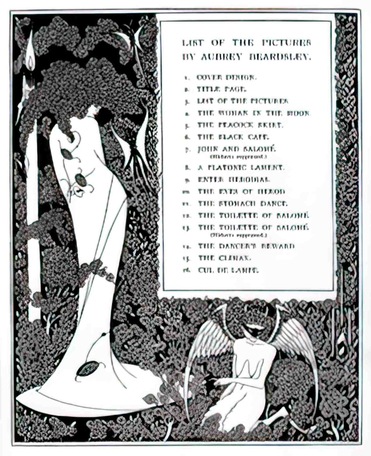 PSAB1017, Aubrey Beardsley, Advert A4 Photo Print
