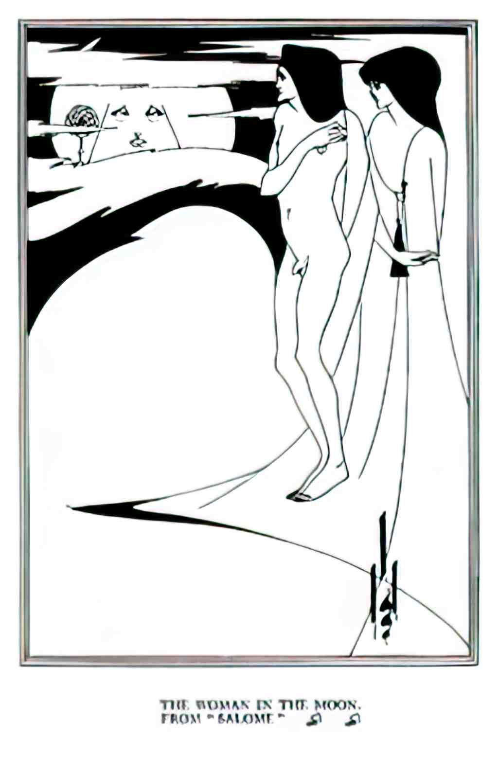 PSAB1018, Aubrey Beardsley, Advert A4 Photo Print