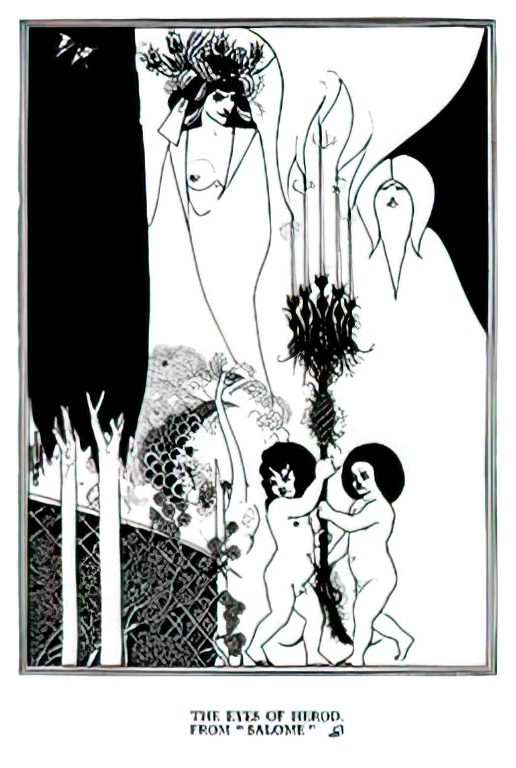 PSAB1024, Aubrey Beardsley, Advert A4 Photo Print