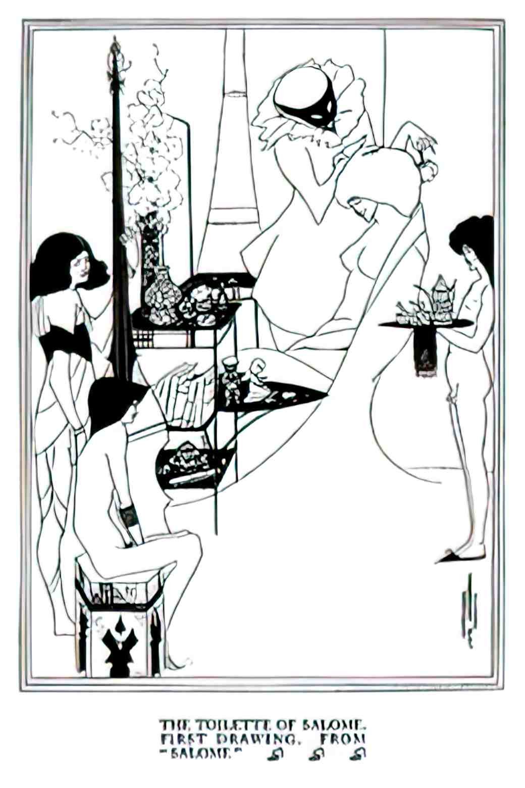 PSAB1027, Aubrey Beardsley, Advert A4 Photo Print