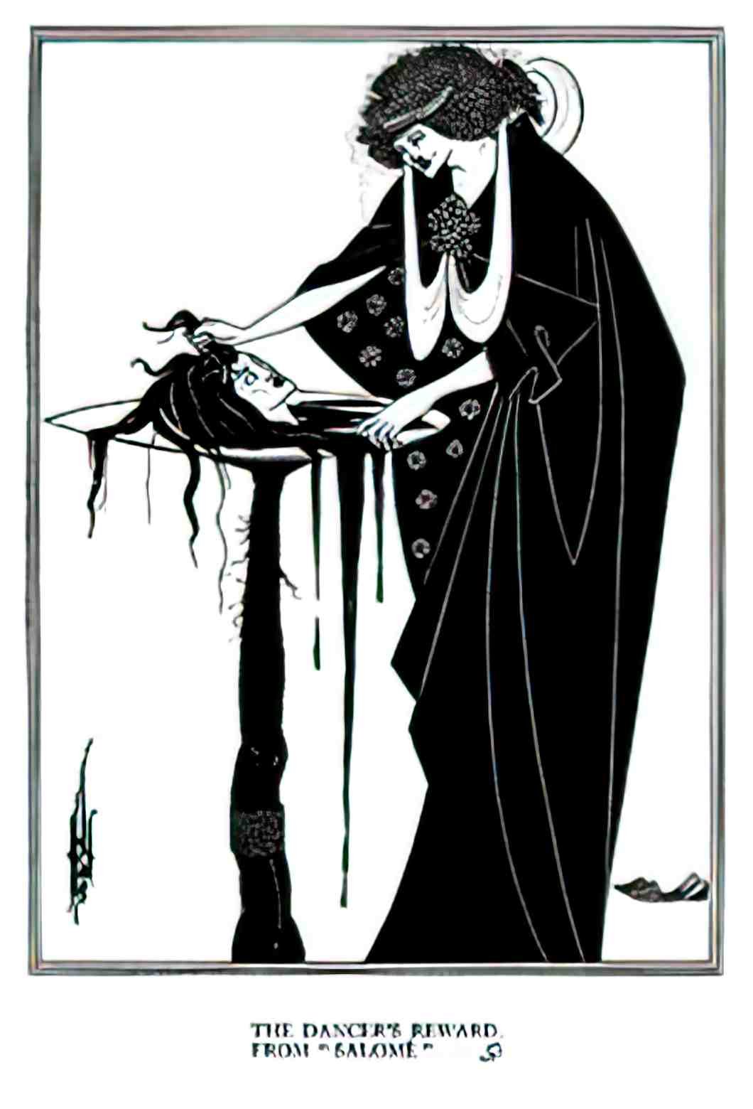 PSAB1028, Aubrey Beardsley, Advert A4 Photo Print