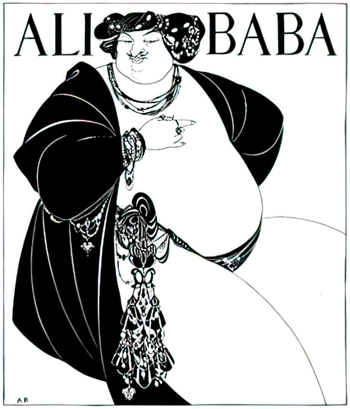 PSAB1034, Aubrey Beardsley, Advert A4 Photo Print