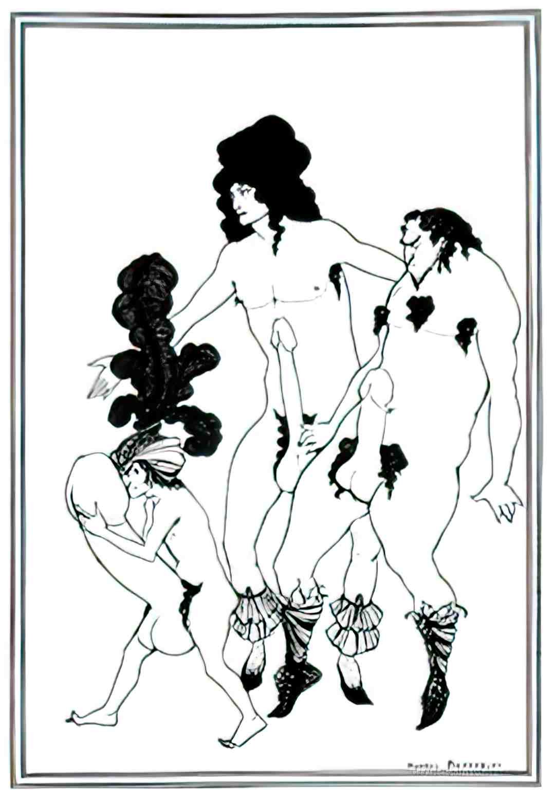 PSAB1035, Aubrey Beardsley, Advert A4 Photo Print