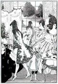 PSAB1036L, Aubrey Beardsley Advert A4 Photo Print