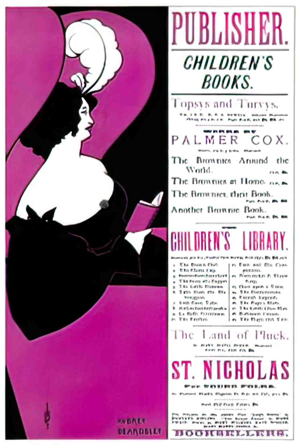 PSAB1038, Childrens Books,  Advert A4 Photo Print