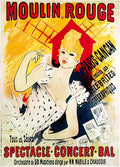 PSJC1010, Cheret, Moulin Ro Advert A4 Photo Print
