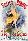 PSJC1013, Cheret, Folies Be Advert A4 Photo Print