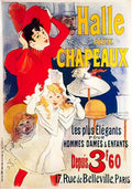 PSJC1015, Cheret, Halle Aux Advert A4 Photo Print