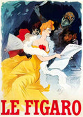 PSJC1022, Cheret, Le Figaro Advert A4 Photo Print