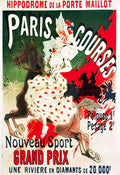 PSJC1024, Cheret, Paris Cou Advert A4 Photo Print