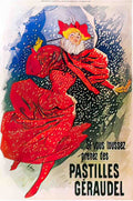 PSJC1028, Cheret, Pastilles Advert A4 Photo Print