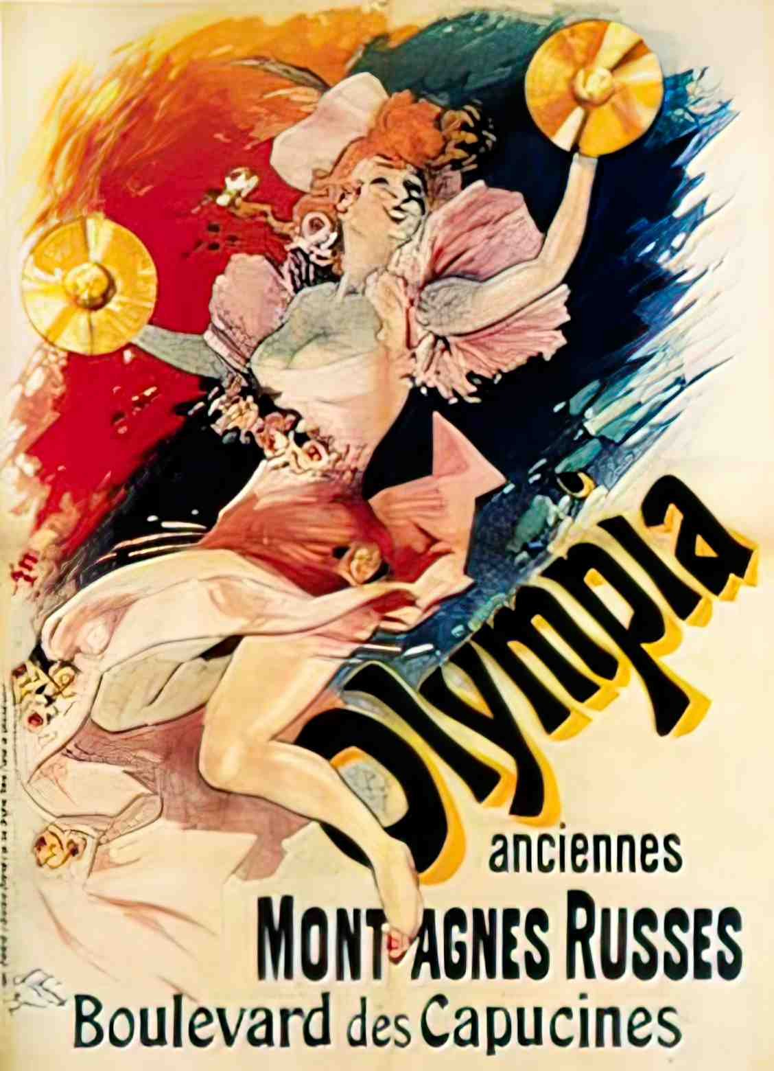 PSJC1031, Olympia, Montagne Advert A4 Photo Print