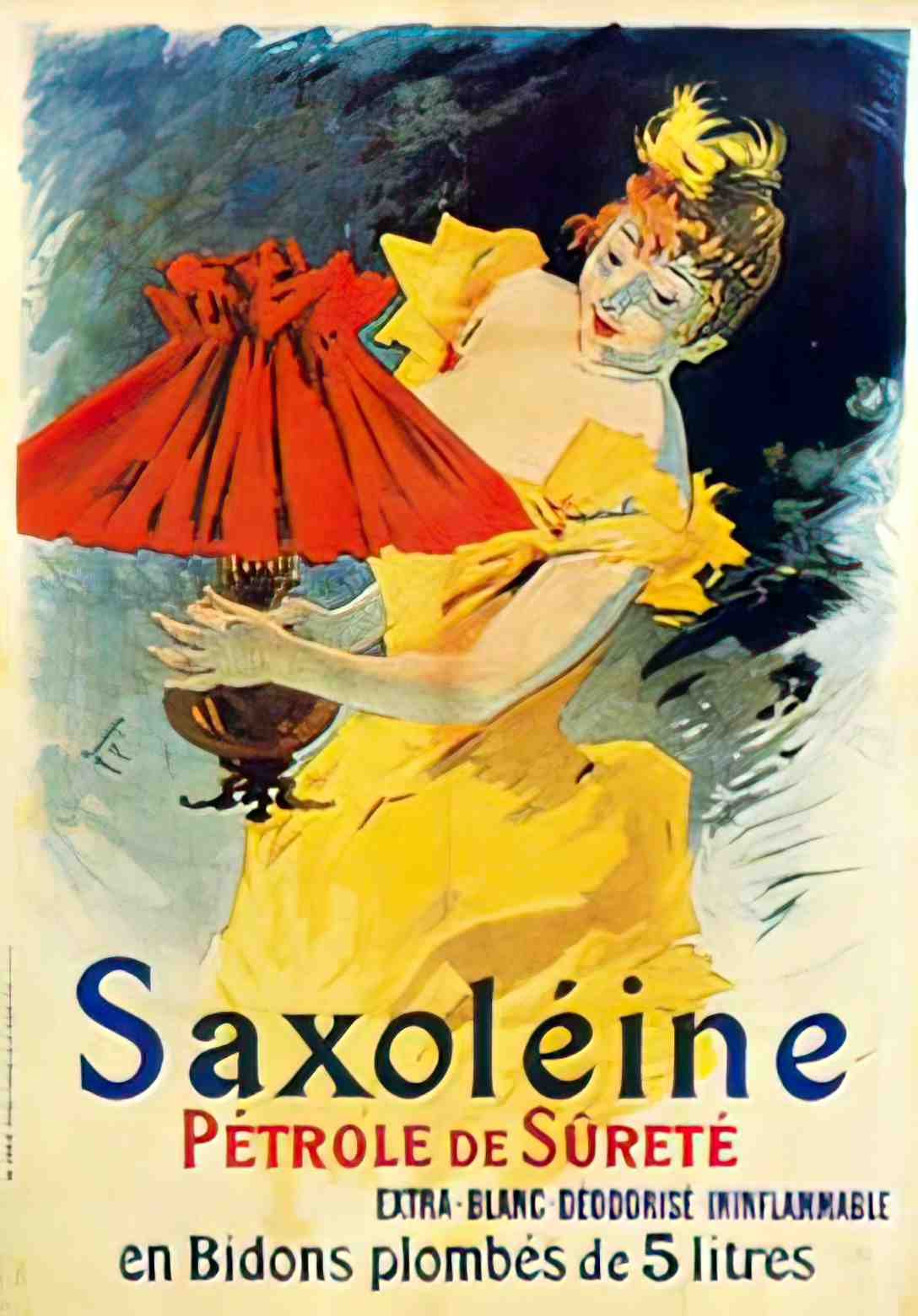 PSJC1033, Saxoleine, 1891  Advert A4 Photo Print