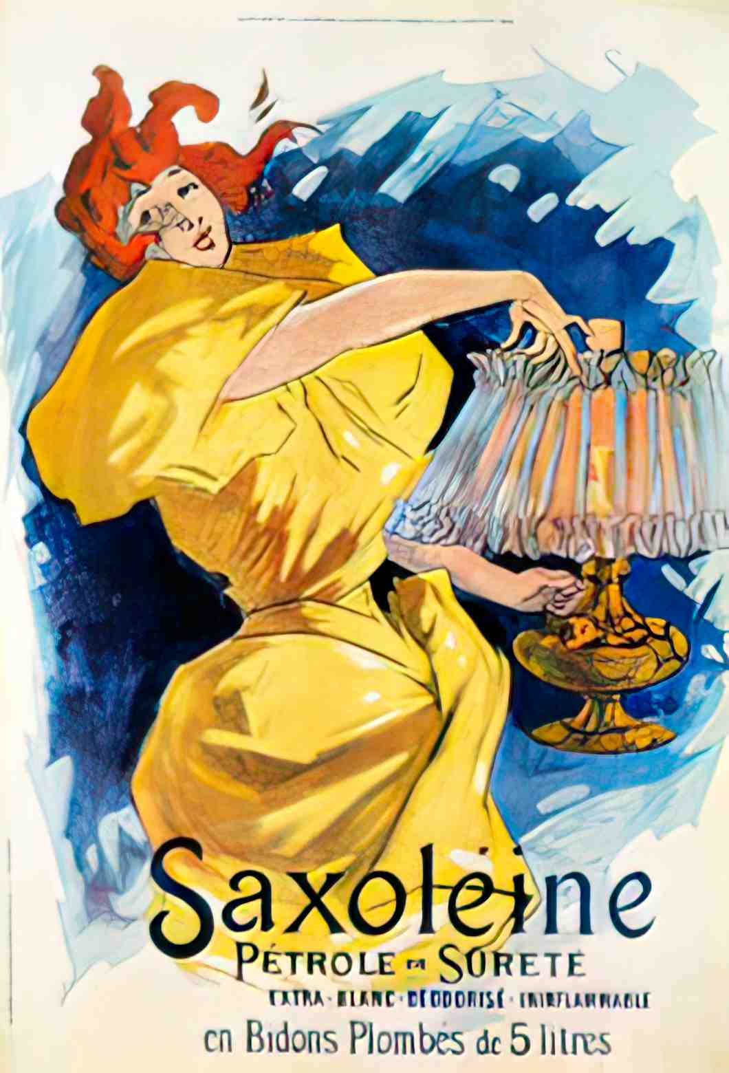 PSJC1039, Cheret, Saxoleine Advert A4 Photo Print