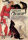 PSSN1003, Steinlen, Cliniqu Advert A4 Photo Print