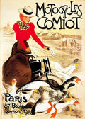 PSSN1004, Steinlen, Motocyc Advert A4 Photo Print