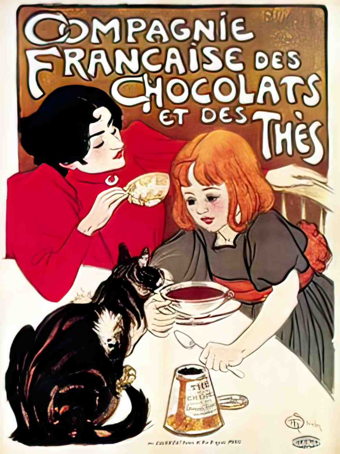 PSSN1006, Steinlen, Compagn Advert A4 Photo Print
