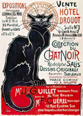 PSSN1009, Chat Noir Sale, S Advert A4 Photo Print