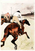 PSTL1001, Le Jockey  Advert A4 Photo Print