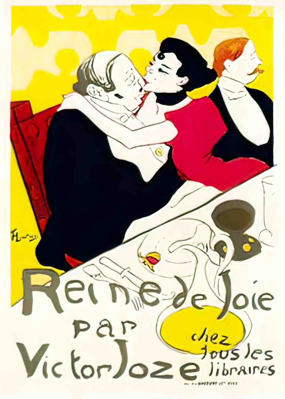 PSTL1002, Reine de Joie, 18 Advert A4 Photo Print