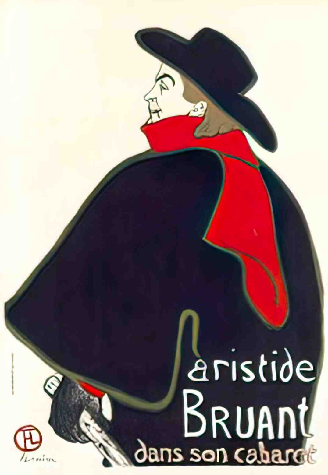 PSTL1006, Aristide Bruant,  Advert A4 Photo Print
