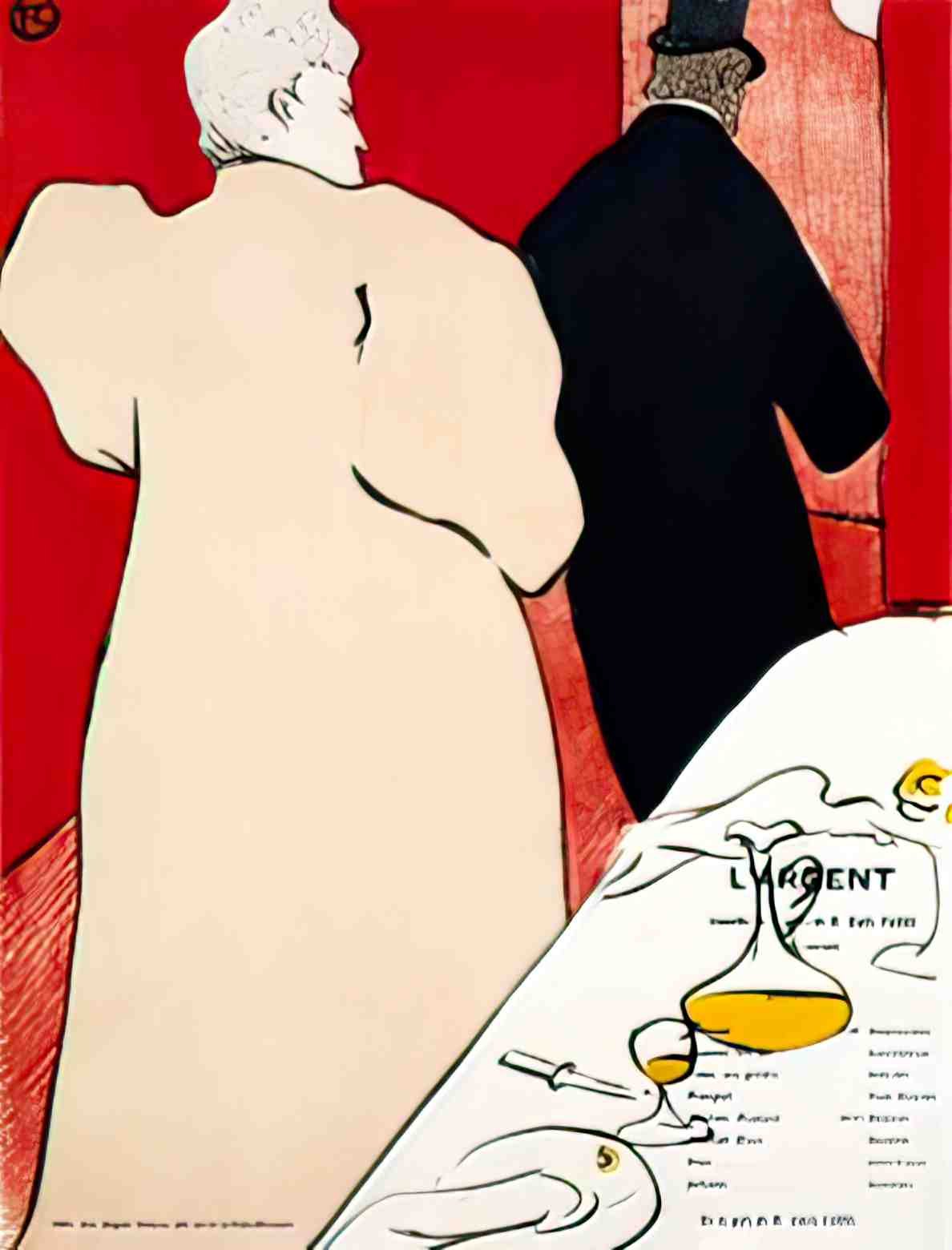 PSTL1010, L'Argent, 1895  Advert A4 Photo Print