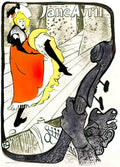 PSTL1014, Jane Avril, 1893  Advert A4 Photo Print