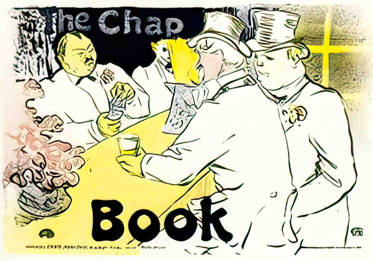 PSTL1016, The Chap Book, 18 Advert A4 Photo Print