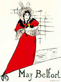 PSTL1017, May Belfort, 1895 Advert A4 Photo Print