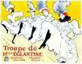 PSTL1023, La Troupe De Mlle Advert A4 Photo Print