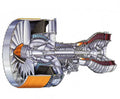 PW4000 cutaway A4 Photo Print
