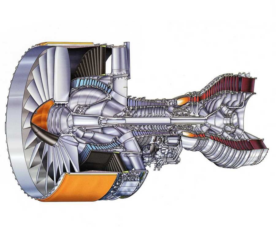 PW4000 cutaway A4 Photo Print