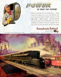 Pa Railroad Locomotive World War 2 ii 1 Vintage Retro Advert