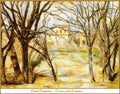 Pa Wfp 2003 03 CEzanne Treesandhouses Art A4 Photo Print
