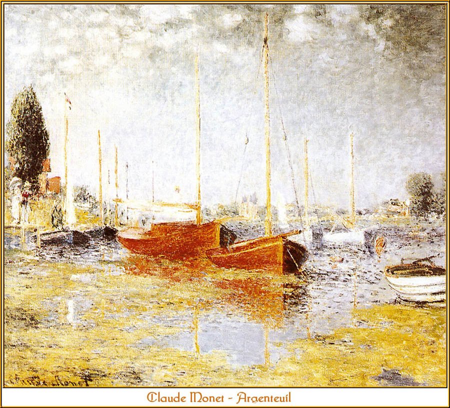 Pa Wfp 2003 08 Monet Argenteuil Art A4 Photo Print