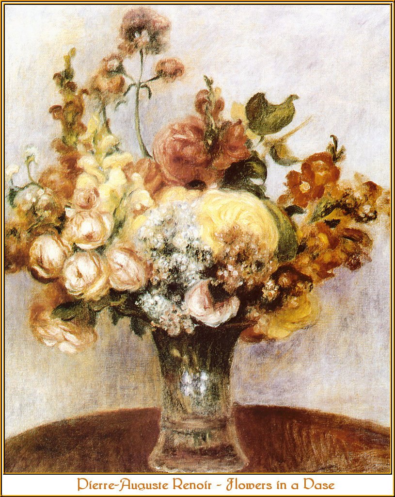 Pa Wfp 2003 09 Renoir Flowersinavase Art A4 Photo Print