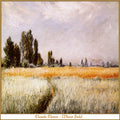 Pa Wfp 2003 10 Monet Wheat Field Art A4 Photo Print