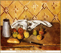 Pa Wfp 2003 11 CEzanne Fruitsnapkinandmilkcan Art A4 Photo Print