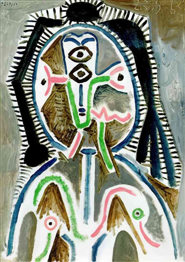 Pablo Picasso buste de femme 3 A4 Photo Print