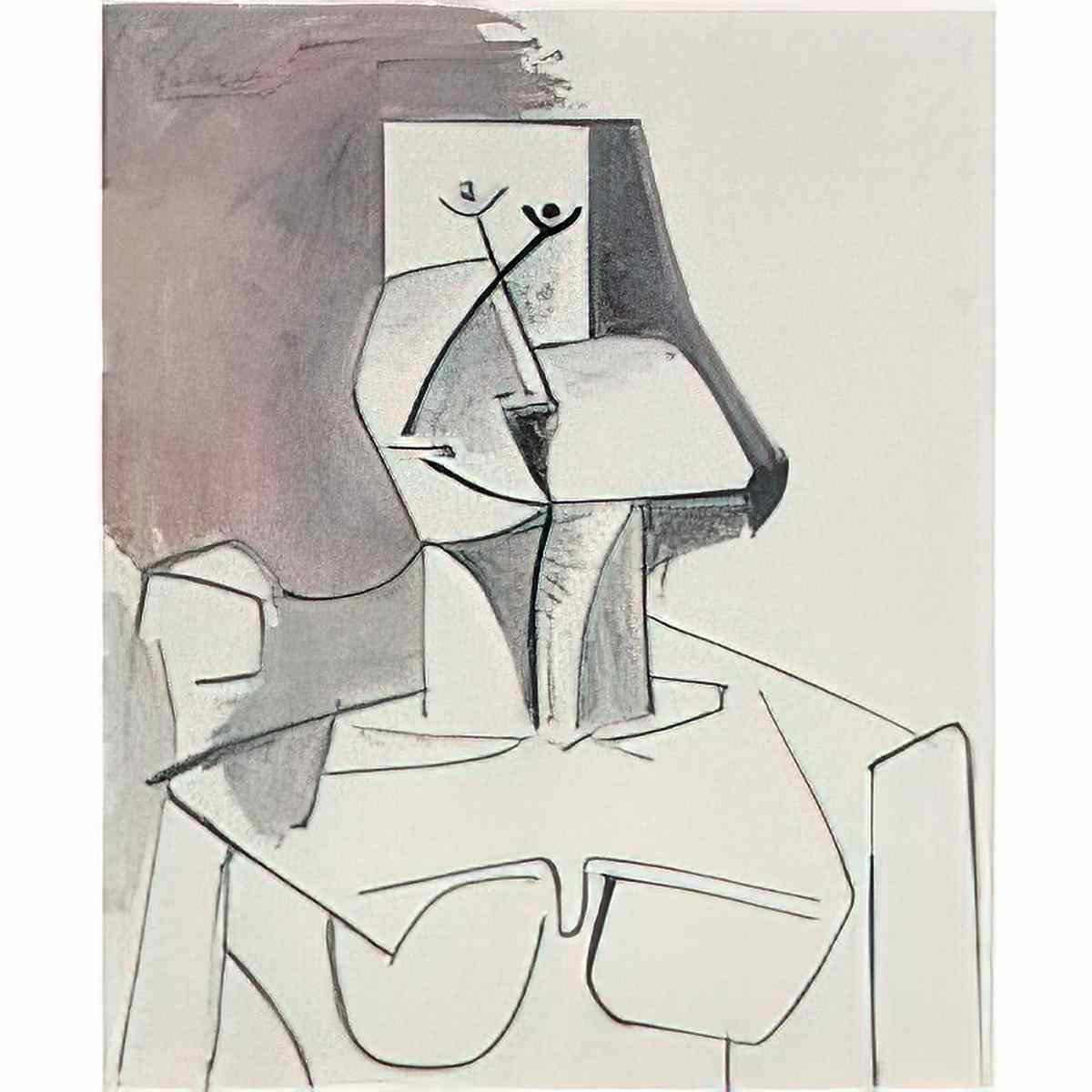 Pablo Picasso buste de femme (24) Art A4 Photo Print