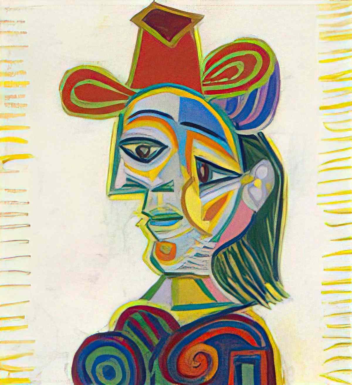 Pablo Picasso buste de femme (dora maar) (1) Art A4 Photo Print