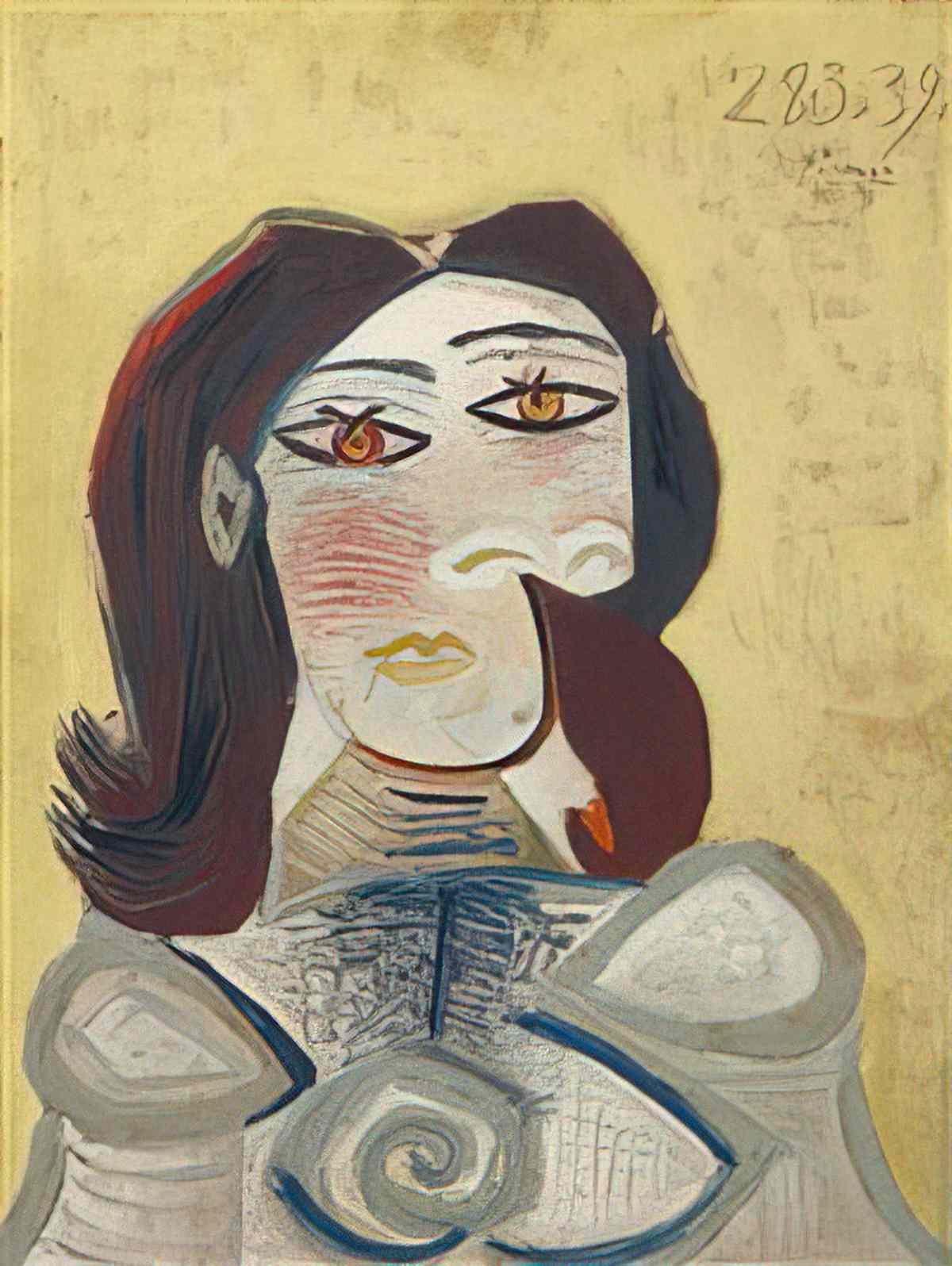 Pablo Picasso buste de femme (dora maar) (5) Art A4 Photo Print