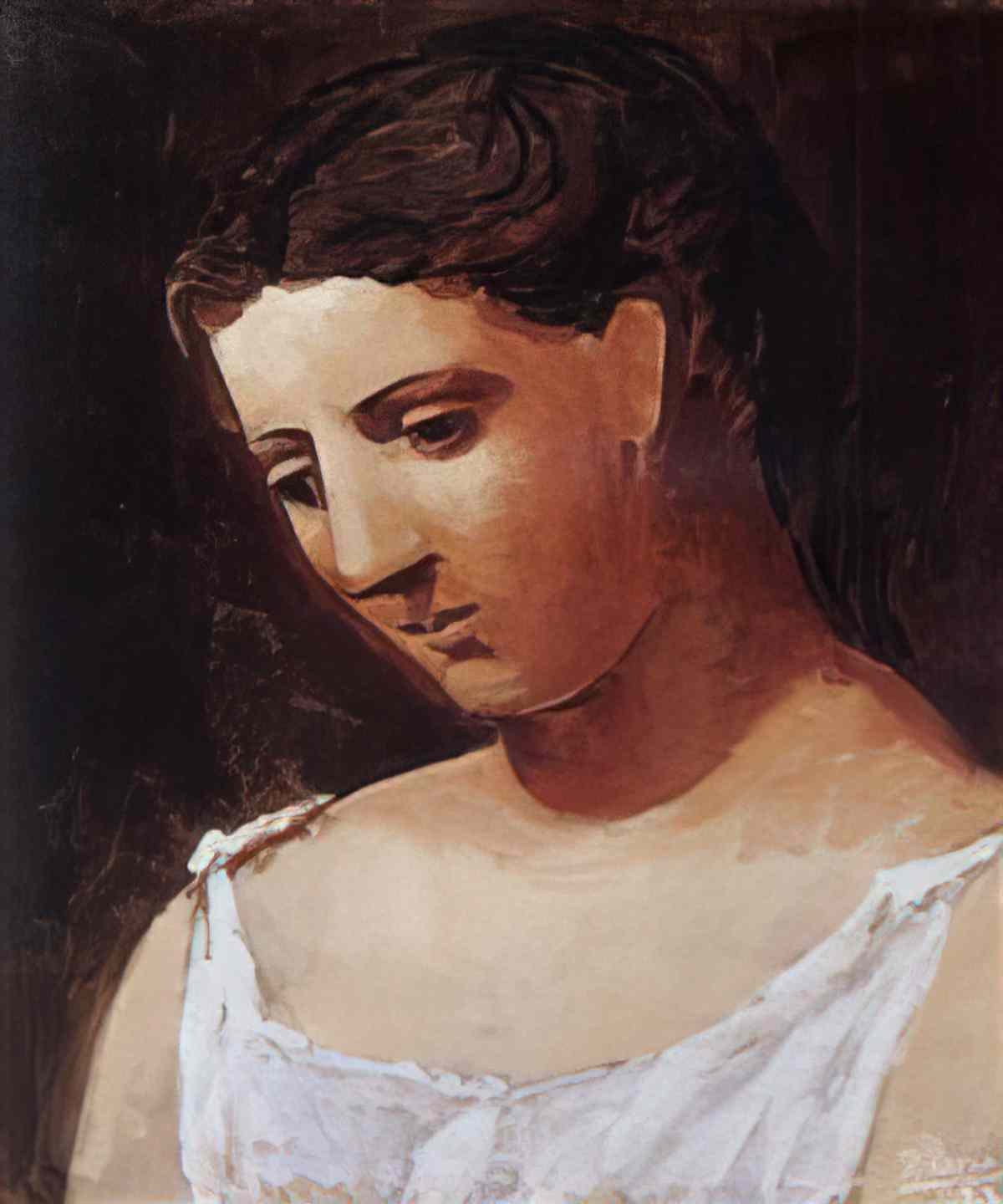Pablo Picasso buste de femme a la chemise Art A4 Photo Print