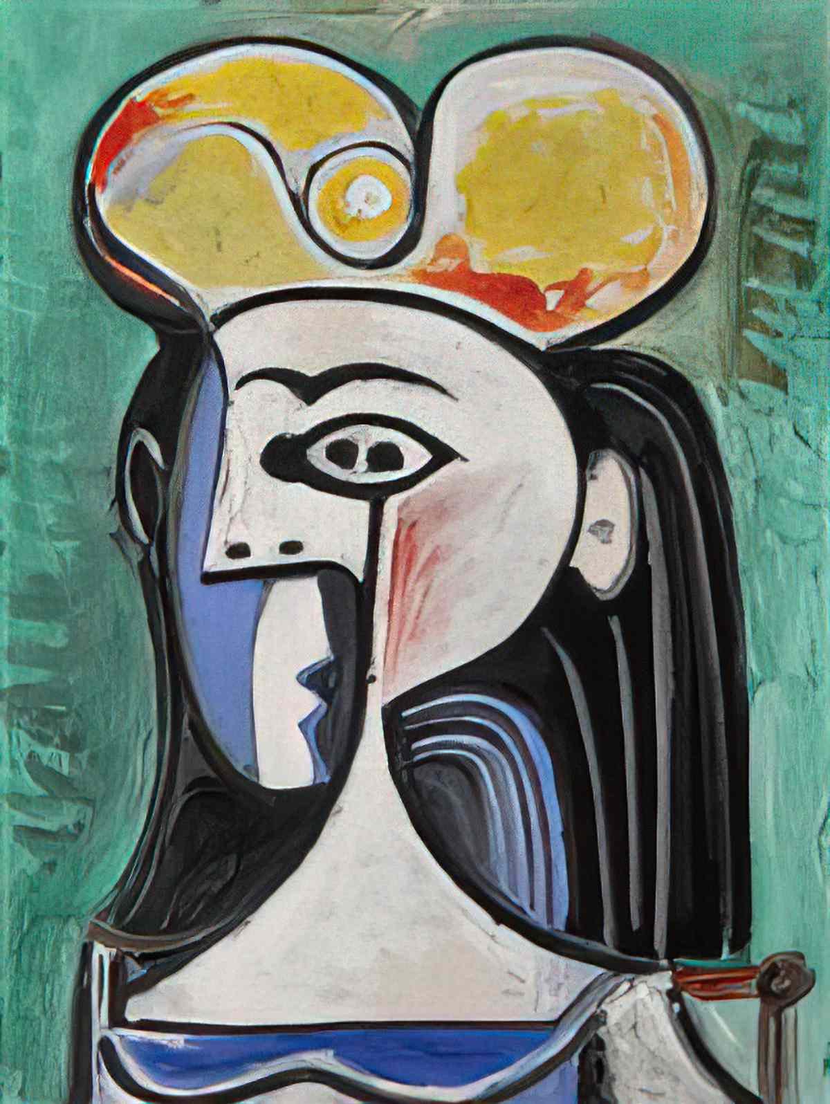 Pablo Picasso buste de femme assise (2) Art A4 Photo Print