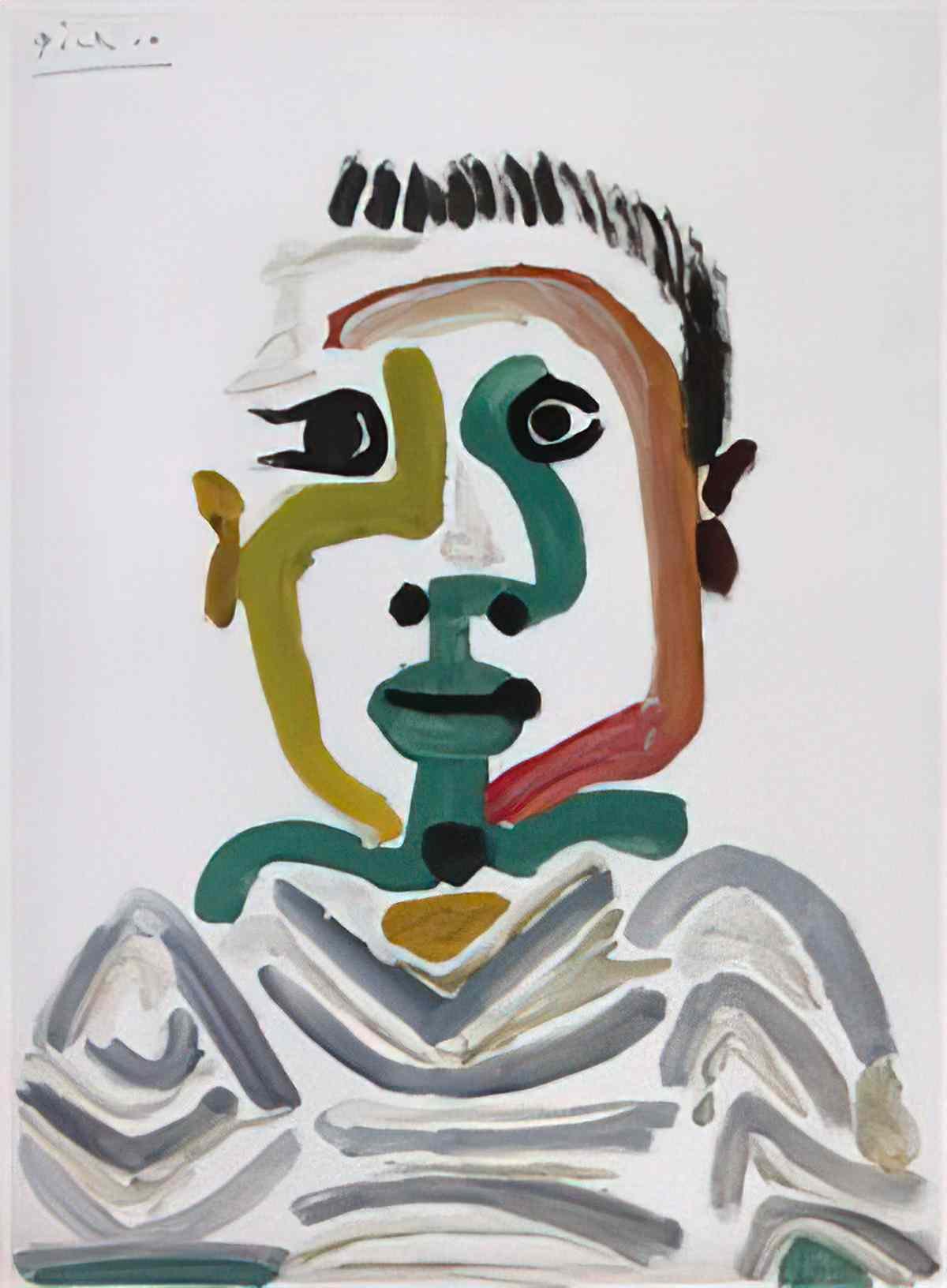 Pablo Picasso buste de jeune garcon (1) Art A4 Photo Print