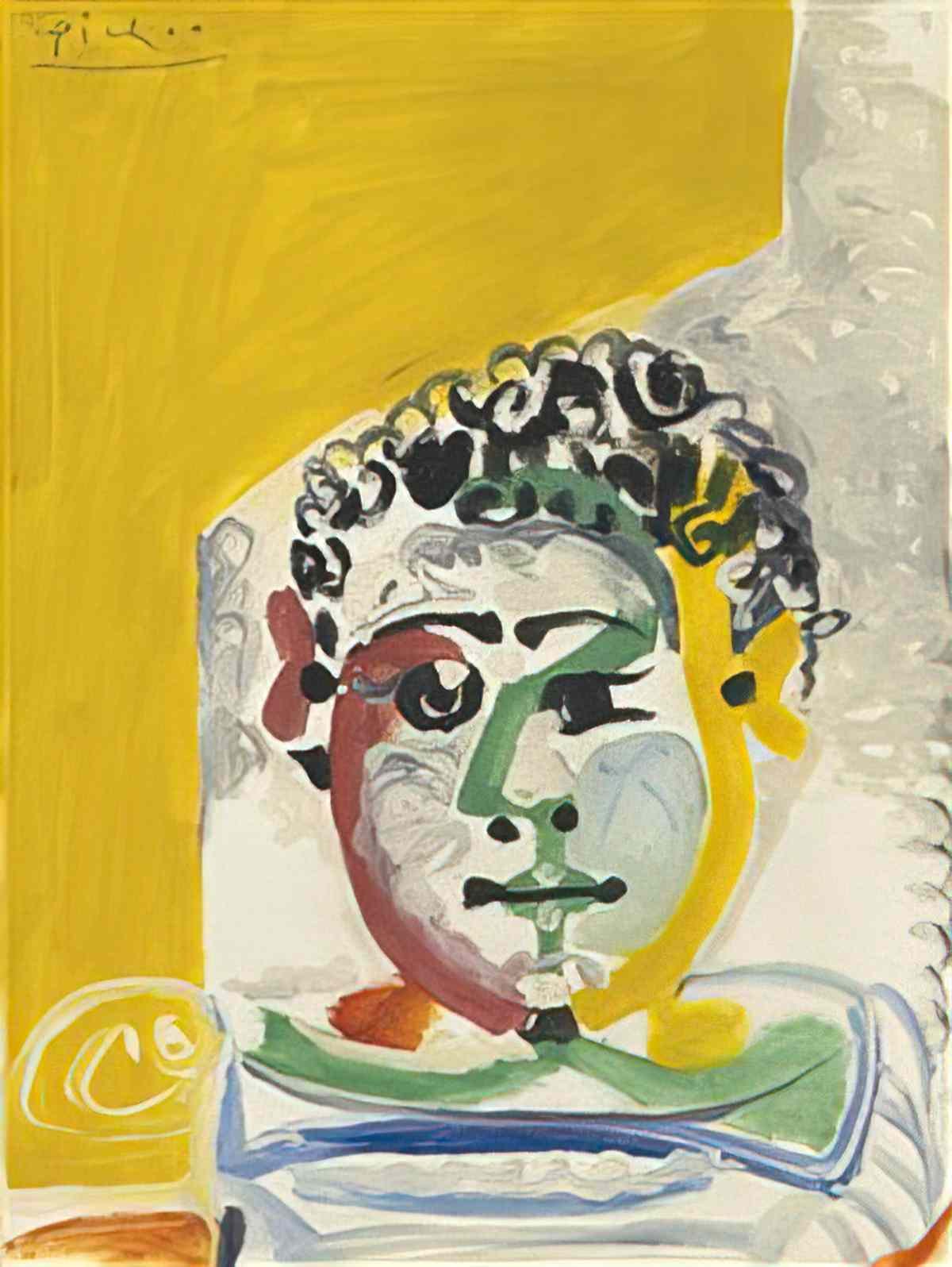 Pablo Picasso buste de jeune garcon (2) Art A4 Photo Print