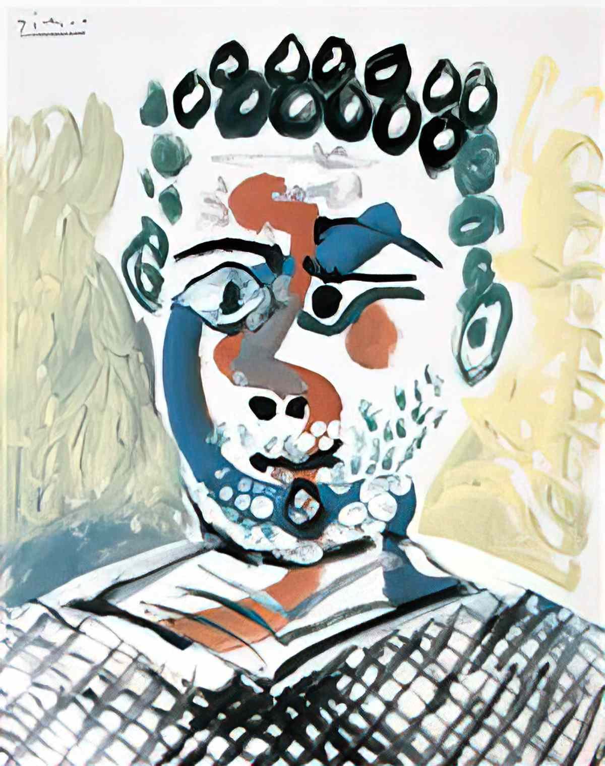 Pablo Picasso buste dhomme (10) Art A4 Photo Print